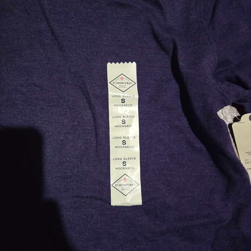 Dark purple turtle neck long sleeve